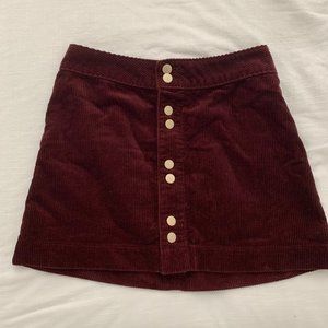 Abercrombie and Fitch Corduroy Skirt